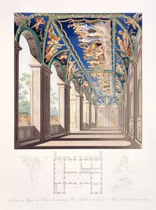 La Galerie de Psyché à la Villa Farnesina, Rome, d